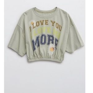 OFFLINE by Aerie New Spin Crop Tee